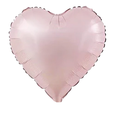 Retro Pink Heart Shape Helium Mylar Balloon Singapore